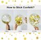 Navy Blue and Gold Confetti Balloons 60pcs 12inch Party Balloons Kit for Birthday Party Wedding Graduation Holiday Celebrating Balloon Decoration